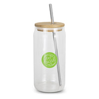 Load image into Gallery viewer, Fallon Glass Tumbler – 550ml Smoothie &amp; Iced Coffee Cup - Buy 20,30 or 50
