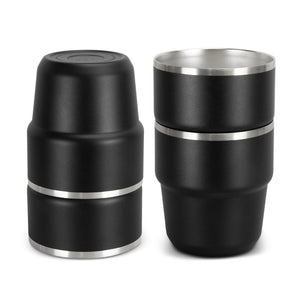 Frontier Stackable Cups – 300ml Insulated Camping Cups - Sets of 12 or 24