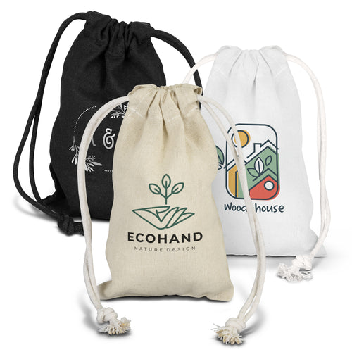 Cotton Gift Bag Small - Eco-Friendly Cotton Pouch – Buy Bulk 100 or 200