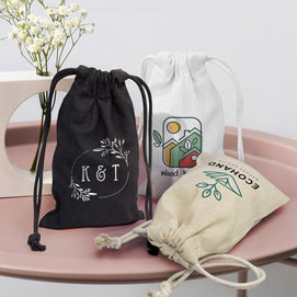 Cotton Gift Bag Small - Eco-Friendly Cotton Pouch – Buy Bulk 100 or 200