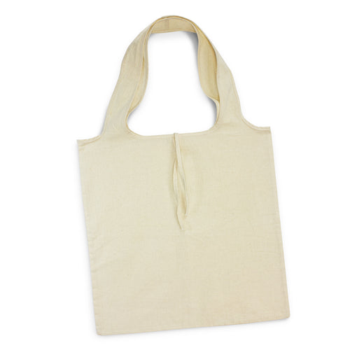 Matakana Foldaway Tote Bag - Unbranded Reusable Cotton Tote - Buy Bulk 50 or 100