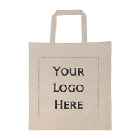 Load image into Gallery viewer, Short handle Calico Bags Printed 1 colour 1 side Bulk Lots 500 units