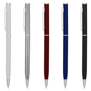 Berlino Slim Metal Hotel Pen Twist Action Aluminium Budget Hotel/Motel Supplies