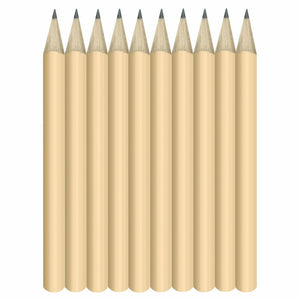 Bulk Natural, Red or White Half Pencils - Golf Scorecard Wholesale Mini Keno Bulk