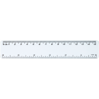 Load image into Gallery viewer, 15 cm Ruler - Compact Plastic Ruler with Dual Measurement - Buy 50, 100 or 200