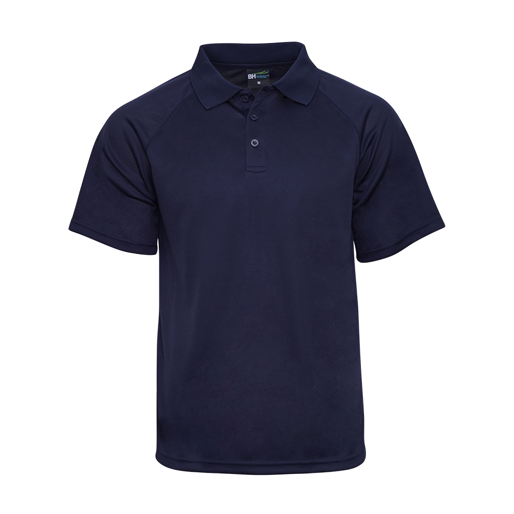 Navy Sports Polo - Buy in Bulk - 10, 25 or 50 units with Free Shipping