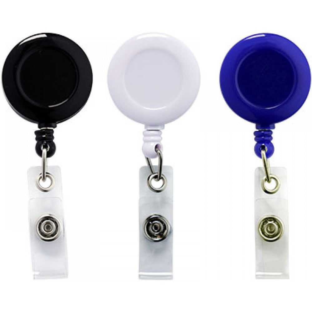 Retractable Badge Holders - Compact ID Holder - Buy Bulk 50, 100 or 200