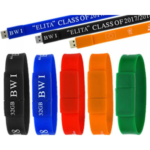 Wristband USB 2.0 - Wearable USB Band - Buy 100 Units with Free Shipping