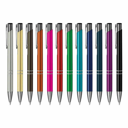Metal Pens Panama Pen Bulk Wholesale Buy 100, 250 or 500 Aluminium Great Colours