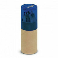 Load image into Gallery viewer, 12 assorted half size sharpened coloured pencils Bulk Lot 100, 250 or 500 units
