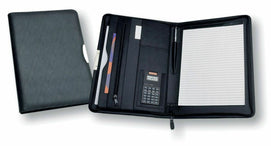 New A4 Portfolio Koskin Leather Look Zippered Compendium