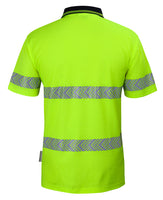 Load image into Gallery viewer, JB&#39;s Wear - 4 Pack Combo L/S &amp; S/S - HI VIS SEGMENTED TAPE POLO