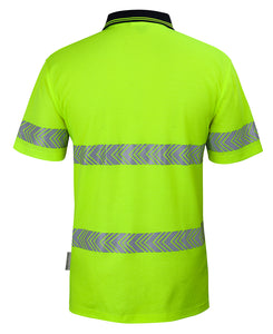 JB's Wear - 4 Pack Combo L/S & S/S - HI VIS SEGMENTED TAPE POLO