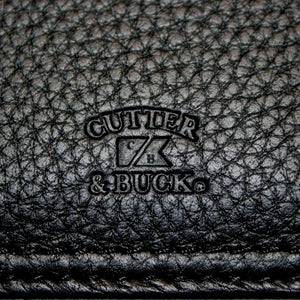 Cutter & Buck® A4 Zippered Compendium premium leather delivered Australia Wide